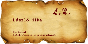 László Mike névjegykártya